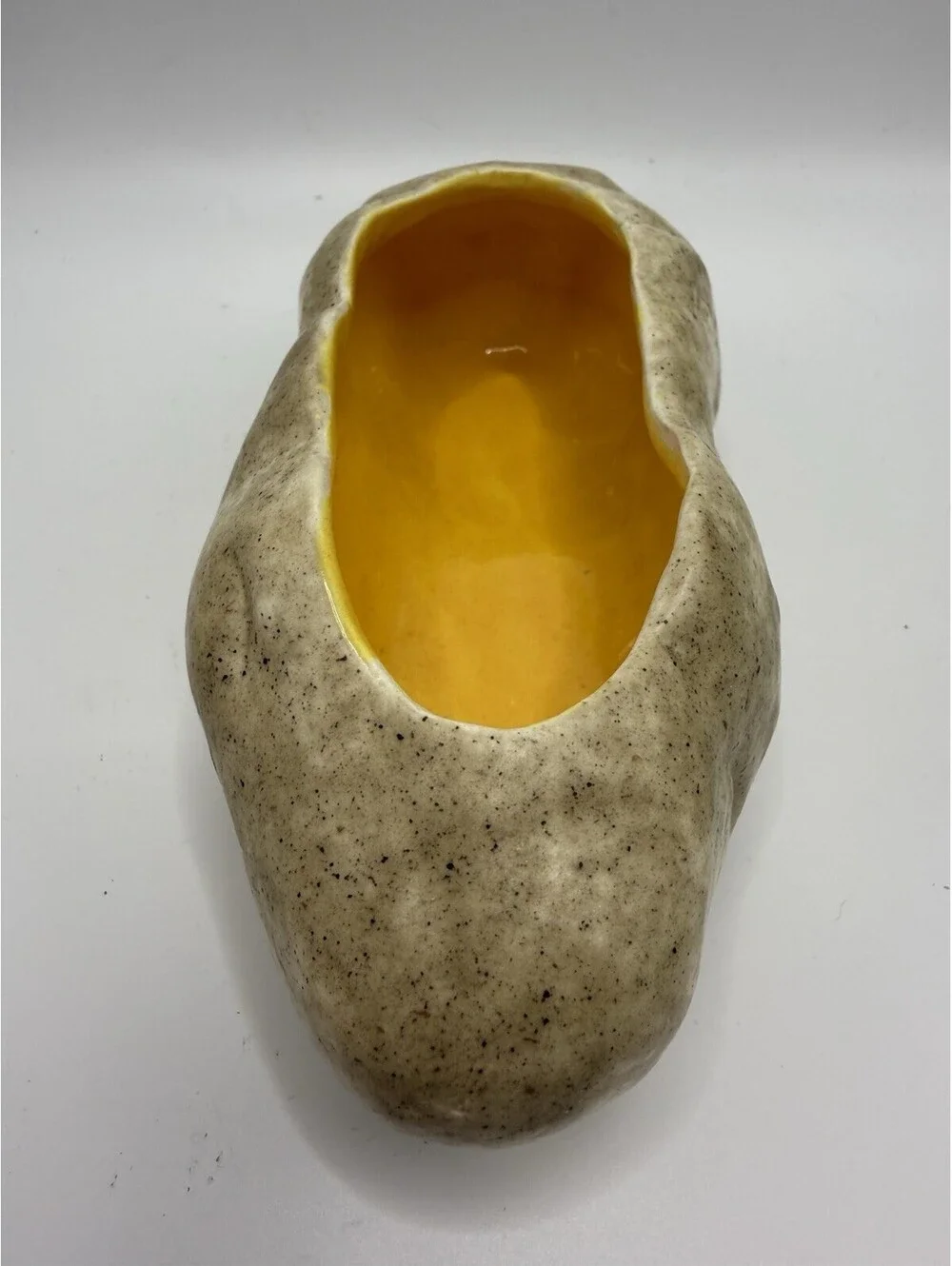VTG Atlantic Mold Ceramic Baked Potato Sour Cream Condiment Dish W/ spoon